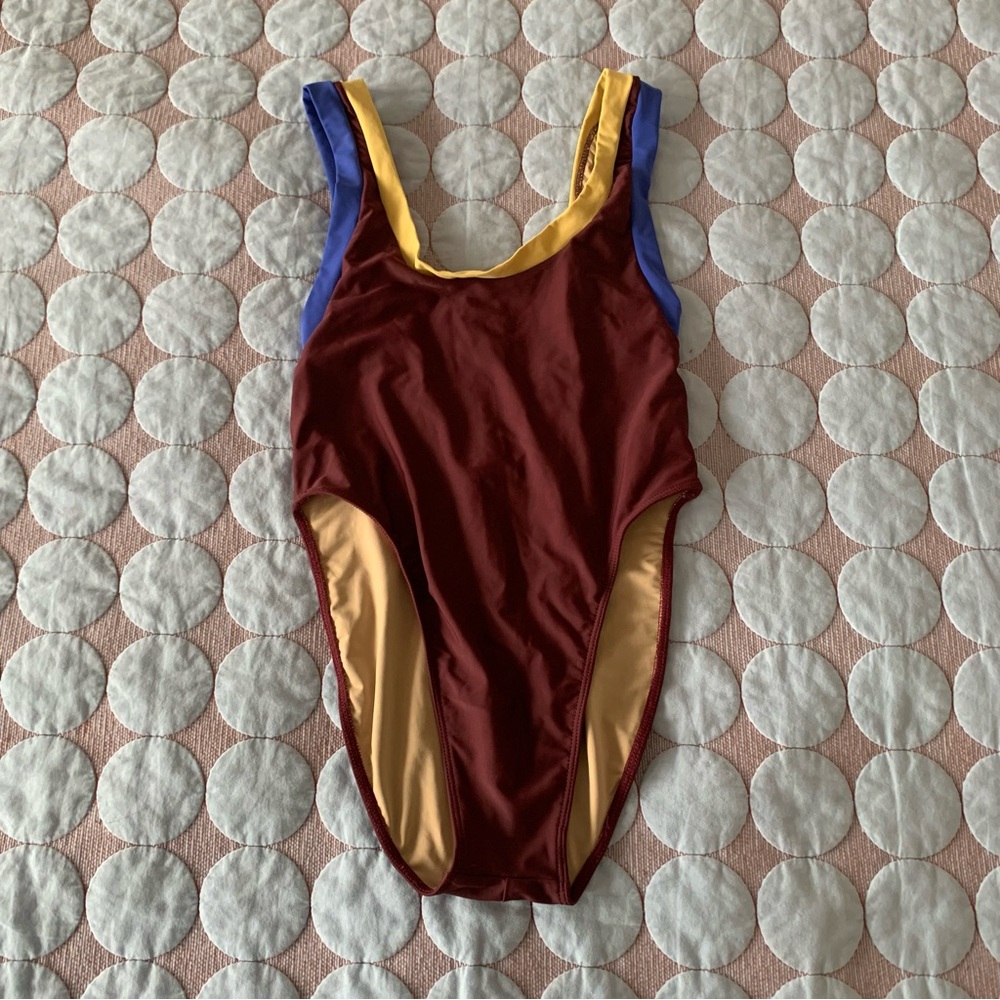 Los Angeles Apparel retro high-rise one piece